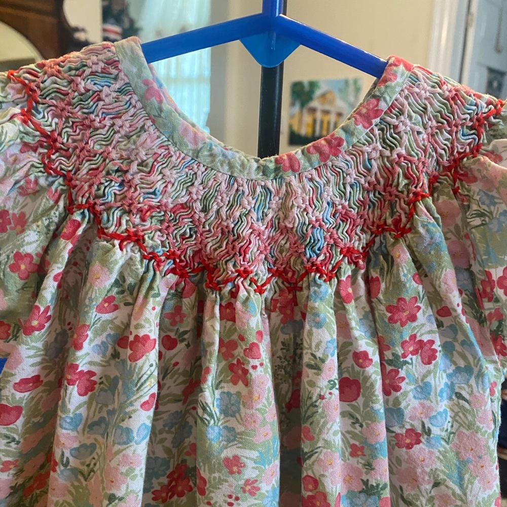 Isabel Garreton Smocked Infant Girls Romper size 24 months - Picture 6 of 16
